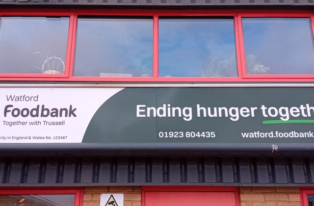 Visiting our foodbank